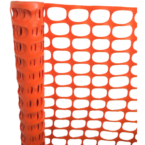 Clôture extensible de sécurité routière orange
