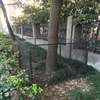 clôture de jardin à mailles carrées en plastique vert rigide en PEHD résistant aux intempéries